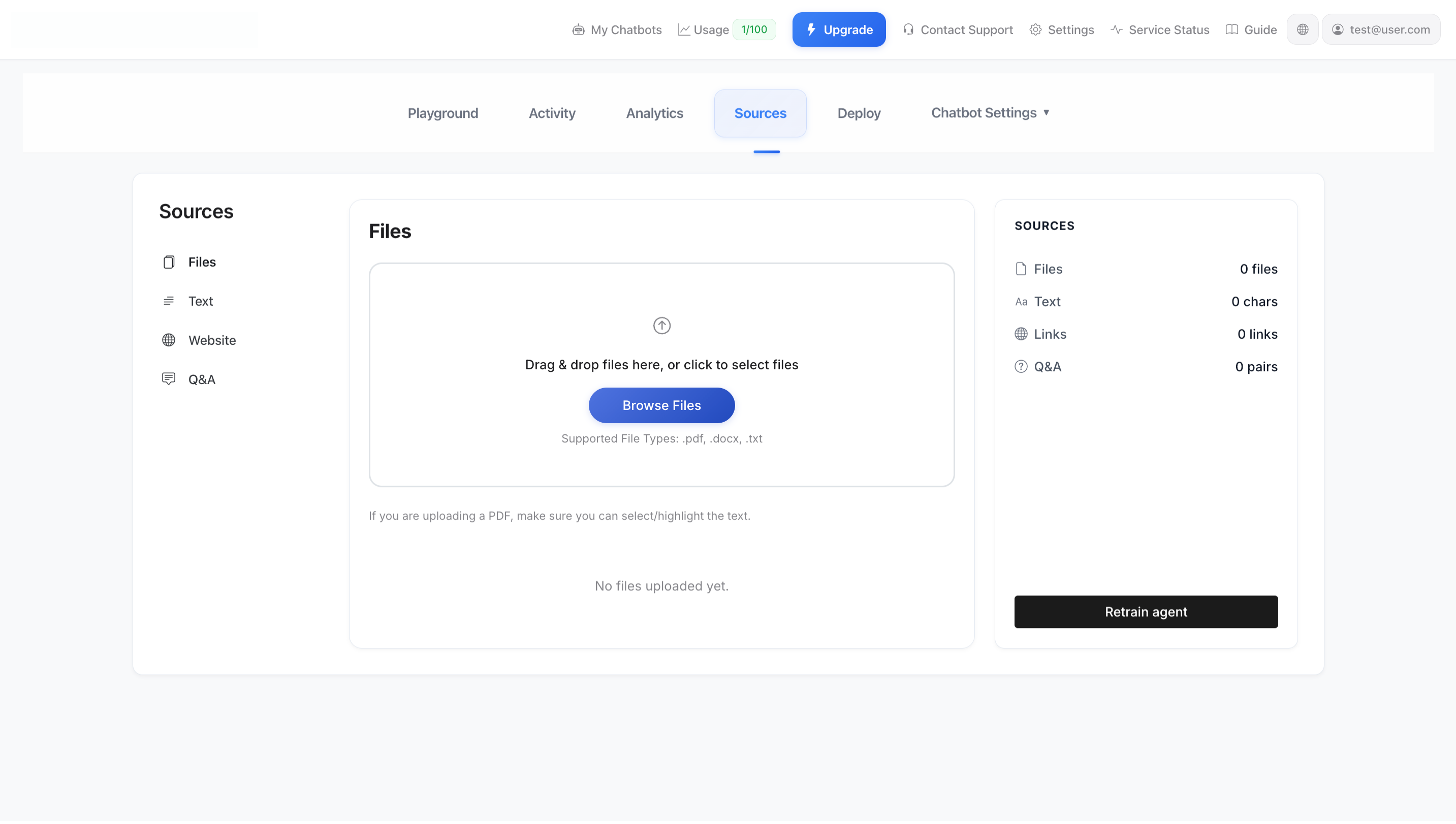 Téléversement de fichiers