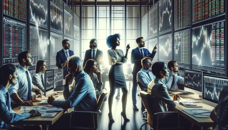 Graphiques boursiers montrant des tendances volatiles lors d'un krach